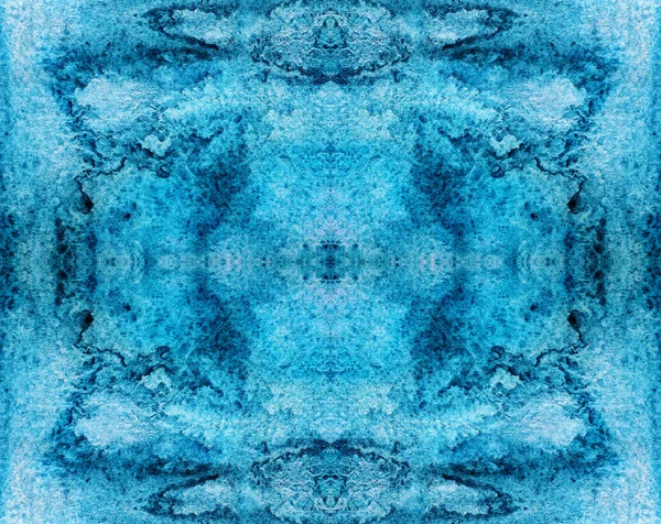 Streszczenie Niebieskiego Tła Akwareli Niebieskie Abstrakcyjne Tło Papier Akwarelowy Mokry — Zdjęcie stockowe