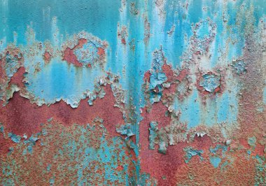 old rusty painted sheet of iron clipart