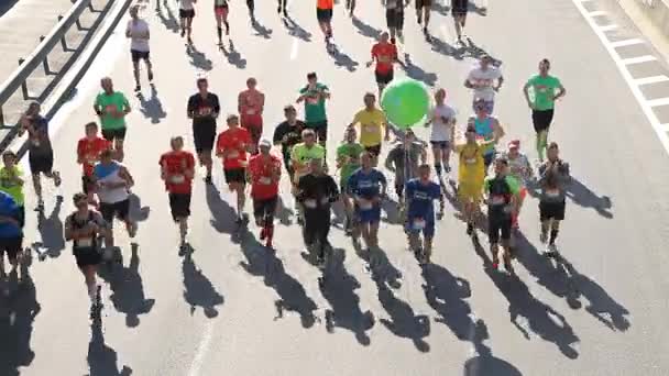 Kiev Kiev yarı maraton — Stok video