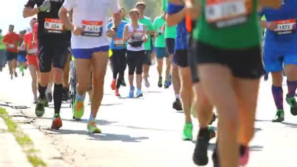 Kijev Félmaraton — Stock videók