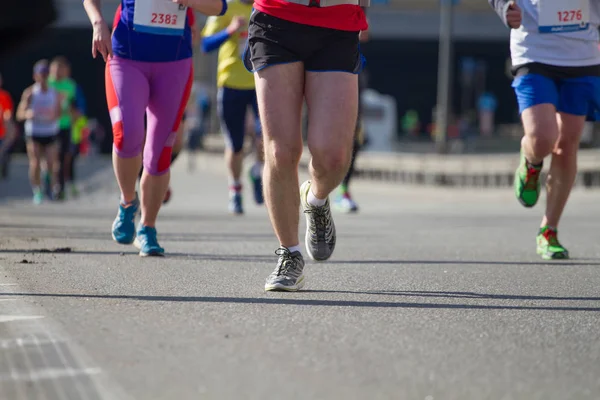 Persone che corrono maratona — Foto Stock