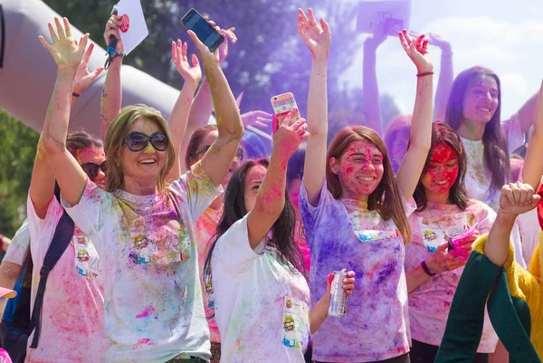 Festival Color Run en Kiev — Foto de Stock