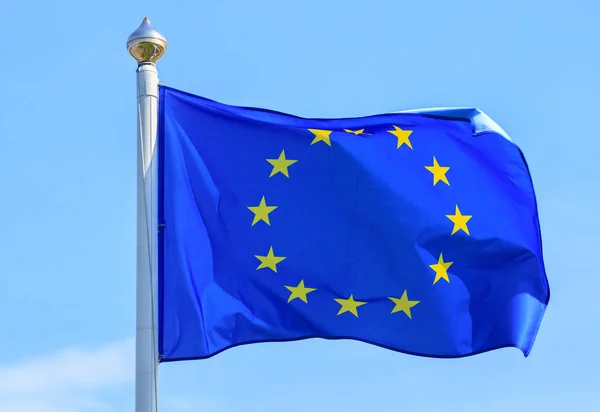 Flagge der Europäischen Union — Stockfoto