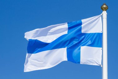 Üfleme Finlandiya bayrağı