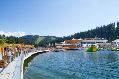 Karpat Dağları Bukovel, Ukrayna.
