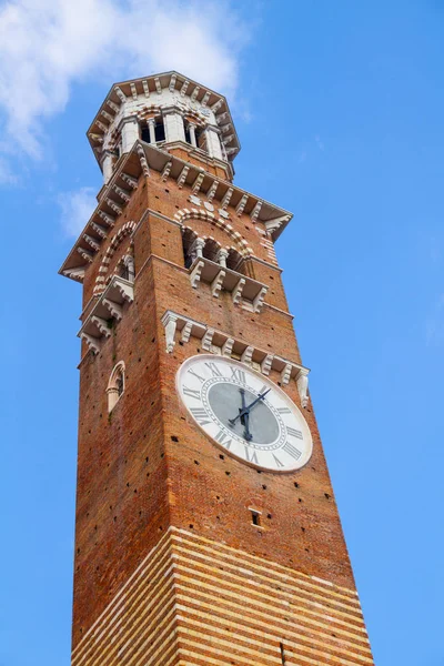 Torre dei Lamberti  in Verona Stock Photo