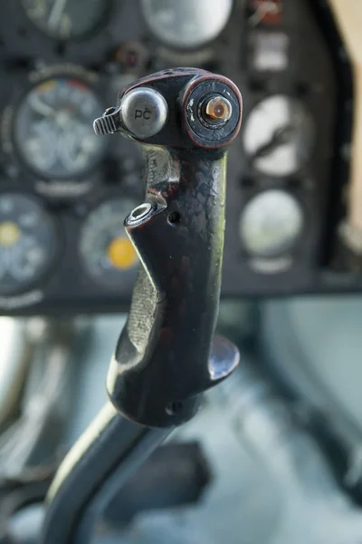 Helicopter control knob — Stock Photo, Image