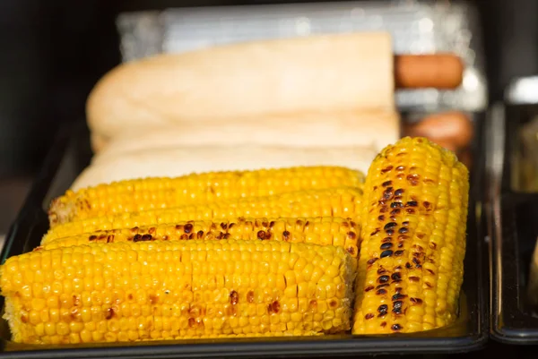 Fried sweet corn — Stock Photo, Image