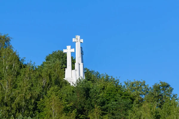 Monumento delle Tre Croci a Riga — Foto Stock