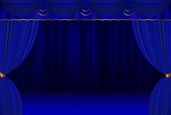 Curtain stage curtain background — Stock Vector