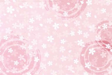 Kiraz Japonca tebrik kartı arka plan kağıt