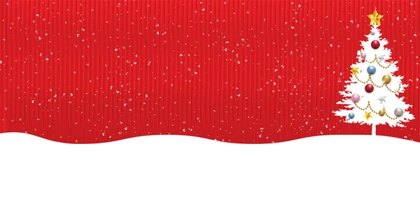 Kerst sneeuw Japans papier achtergrond — Stockvector