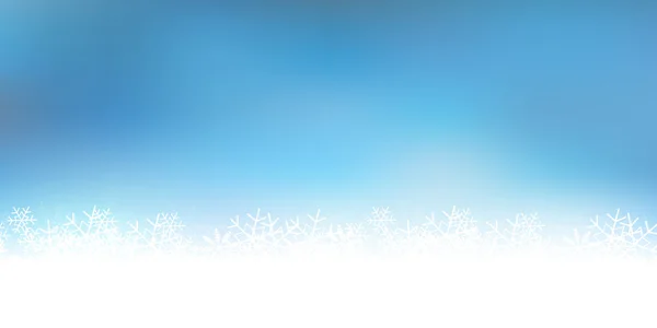 Christmas snow winter background — Stock Vector
