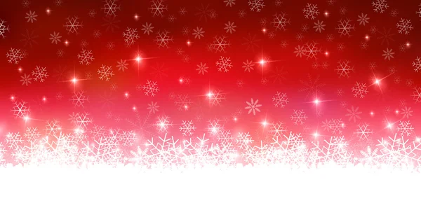 Christmas snow winter background — Stock Vector