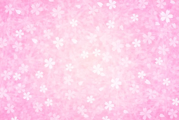 桜和紙グリーティング カード背景 — ストックベクタ