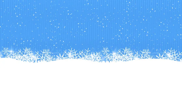 Natale neve inverno sfondo — Vettoriale Stock