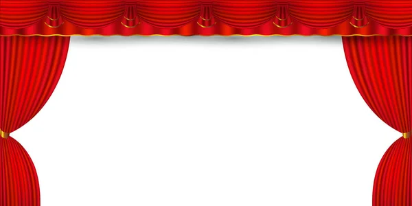 Curtain stage curtain background — Stock Vector