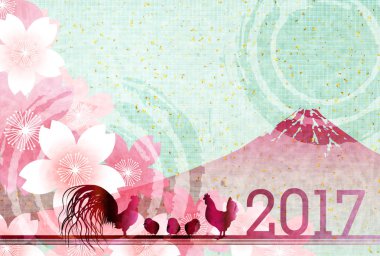 Horoz tavuk tebrik kartı arka plan