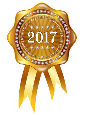  Madalya Çerçevesi simgesi yeni yıl