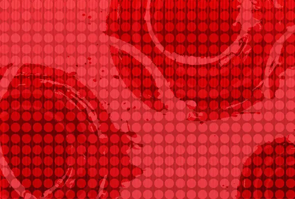 Valentine červené japonské papírové pozadí — Stockový vektor