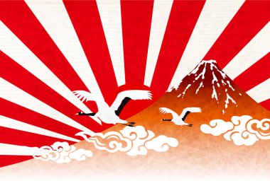 Horoz vinç tebrik kartı arka plan