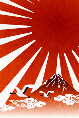 Horoz vinç tebrik kartı arka plan