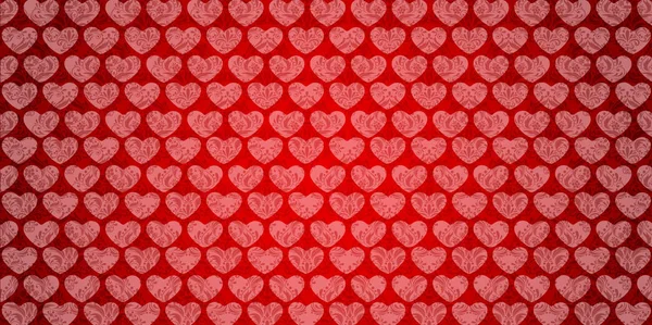 Valentijn hart Japanse papier achtergrond — Stockvector
