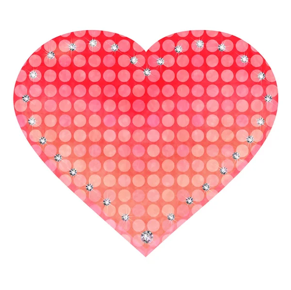 Αγίου Βαλεντίνου καρδιά ροζ εικονίδιο — Διανυσματικό Αρχείο