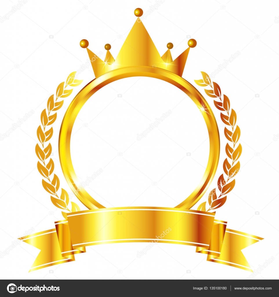 Crown Gold Frame Icon — Stock Vector © JBOY24 135100180