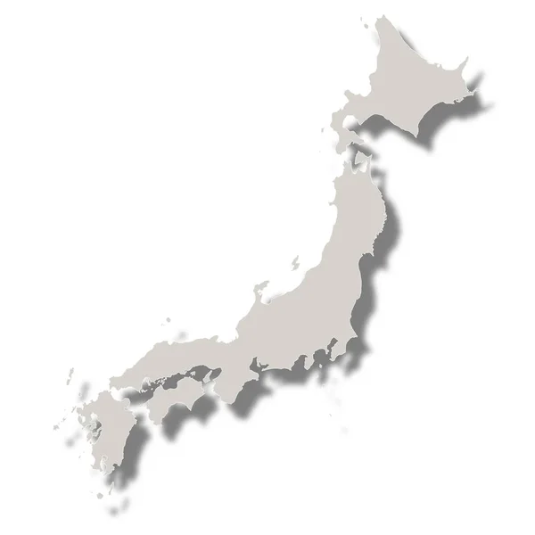 Japonia Harta Prefectura icon — Vector de stoc