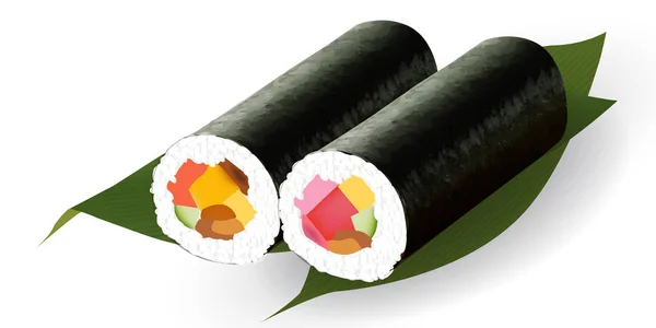 Sushi Richtung Februar — Stockvektor