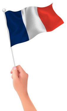 Fransa bayrağı el simgesi