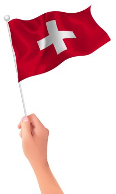 İsviçre bayrağı el simgesi