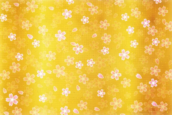 Fondo de flor de primavera de cereza — Vector de stock