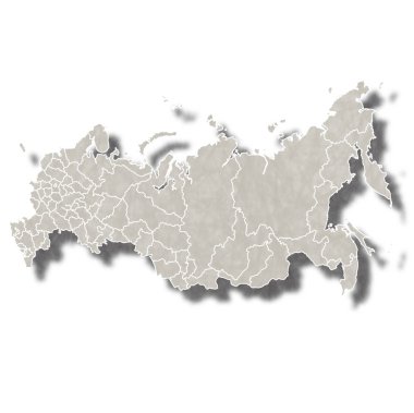 Rusya harita şehir simgesi