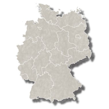 Almanya harita şehir simgesi