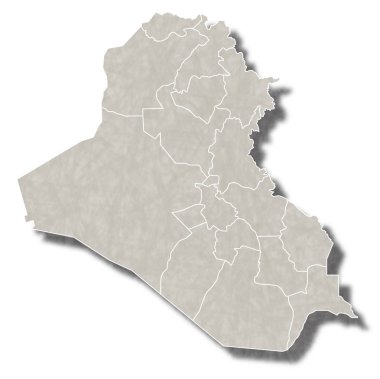 Irak harita şehir simgesi