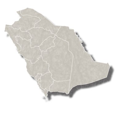 Suudi Arabistan harita şehir simgesi