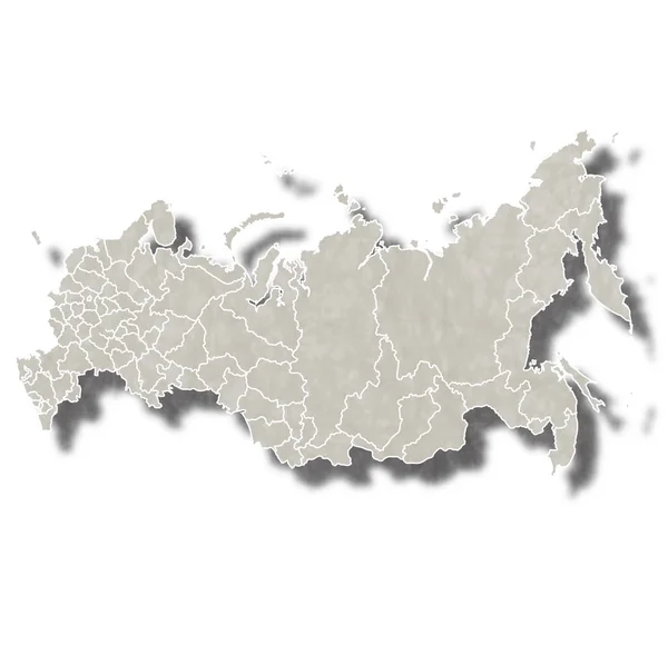 Ryssland karta city ikonen — Stock vektor