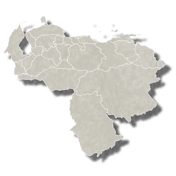 Venezuela mapa města ikona — Stockový vektor