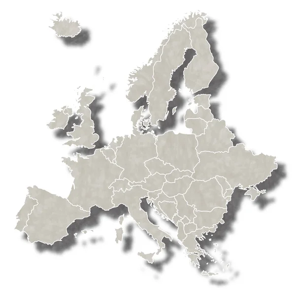 Europa mapa ícone da cidade — Vetor de Stock