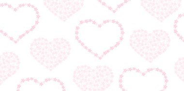 Sevgililer kalp kiraz arka plan