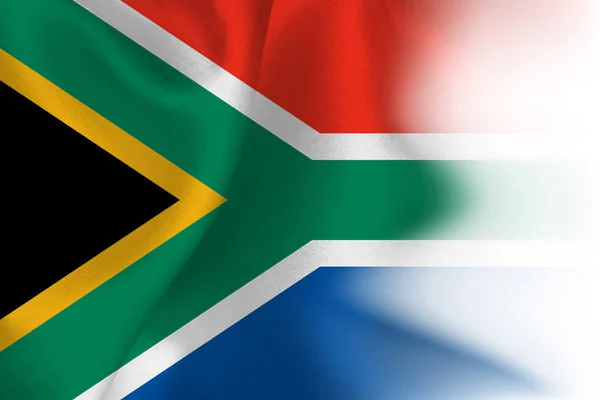 Land van Zuid-Afrika nationale vlag achtergrond — Stockvector