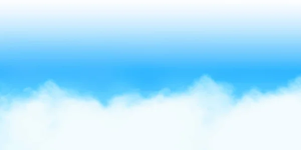 Hemelsblauwe lucht landschap achtergrond — Stockvector