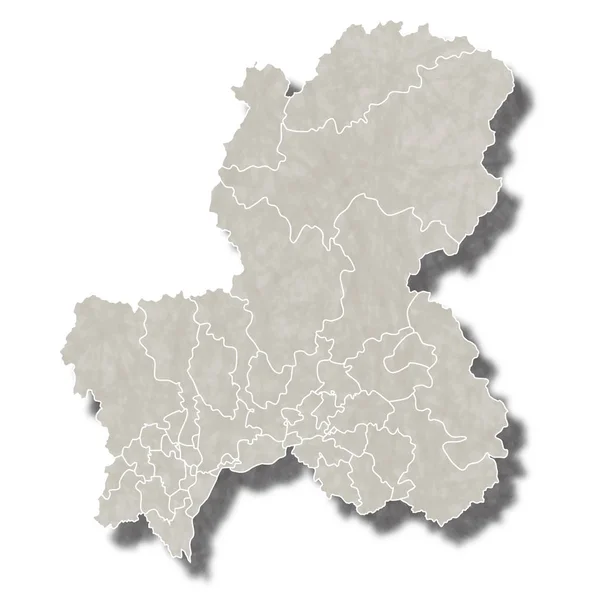 Gifu Japon icône de carte — Image vectorielle