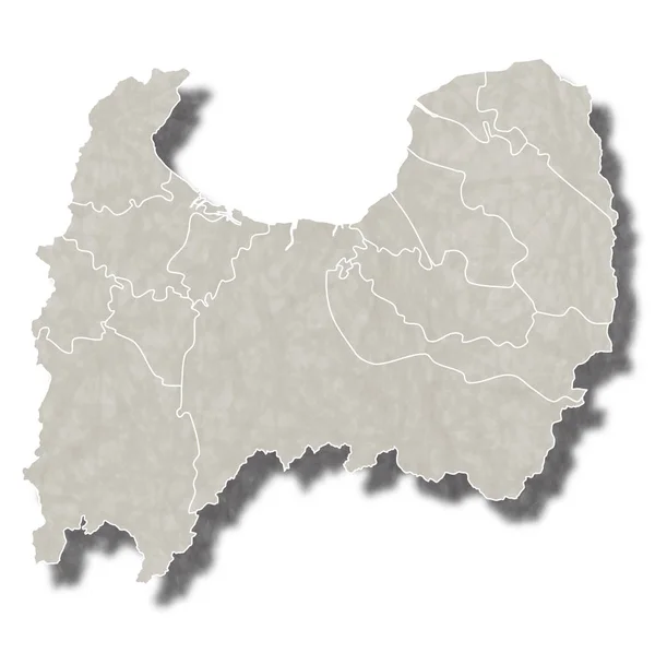 Піктограму мапи Японії Toyama — стоковий вектор