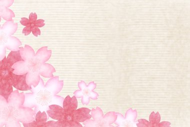 Kiraz bahar Japon kağıt arka plan