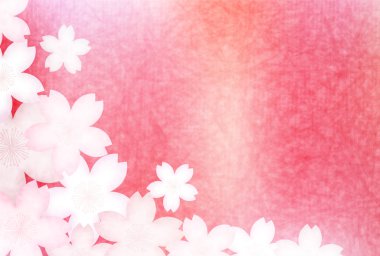 Kiraz bahar Japon kağıt arka plan