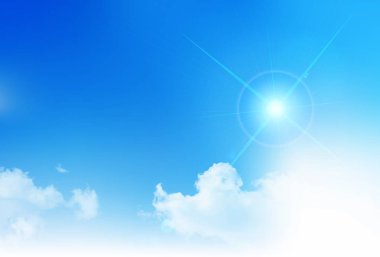 Gökyüzü doğa manzara arka plan