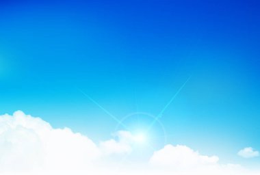 Gökyüzü doğa manzara arka plan